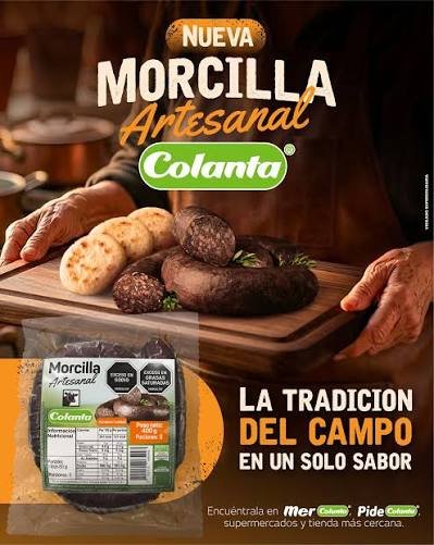 MORCILLA ARTESANAL X400 COLANTA