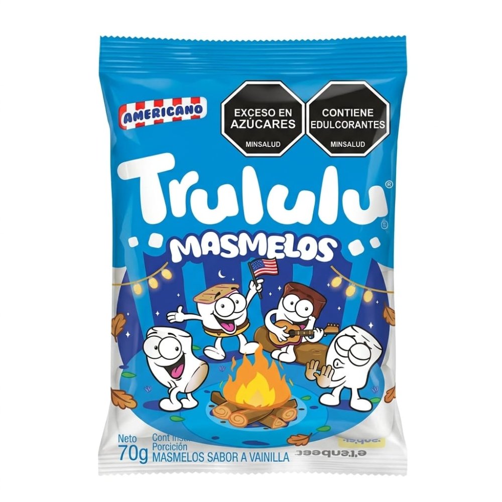 TRULULU MASMELOS AMERICANO 70G