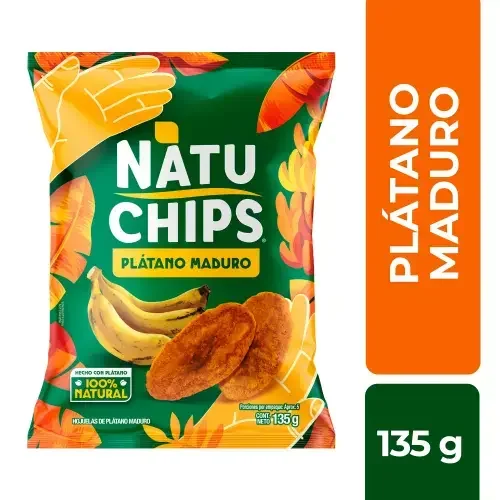 NATUCHIPS PLATANO MADURO X 135GR