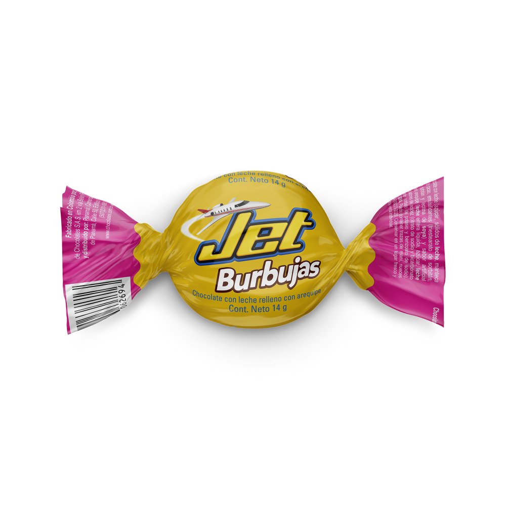 CHOCOLATINA JET BURBUJA AREQUIPE