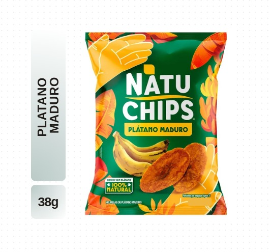 NATUCHIPS PLATANO MAD X38GR