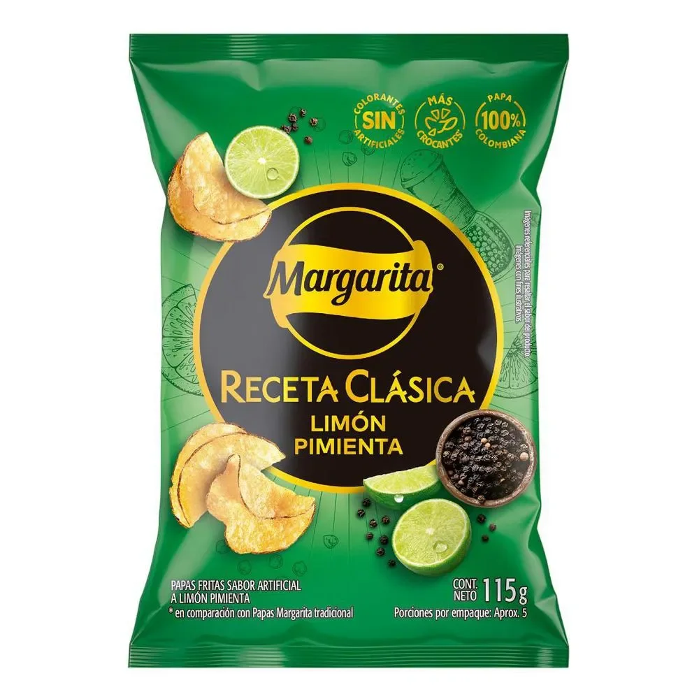 MARGARITA REC CLAS LIMONPIMIE X 115GR