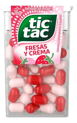 TIC TAC FRESAS Y CREMA