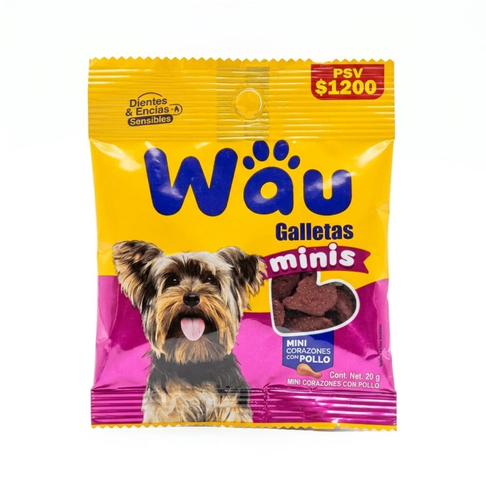 WAU GALLETAS MINIS CON POLLO