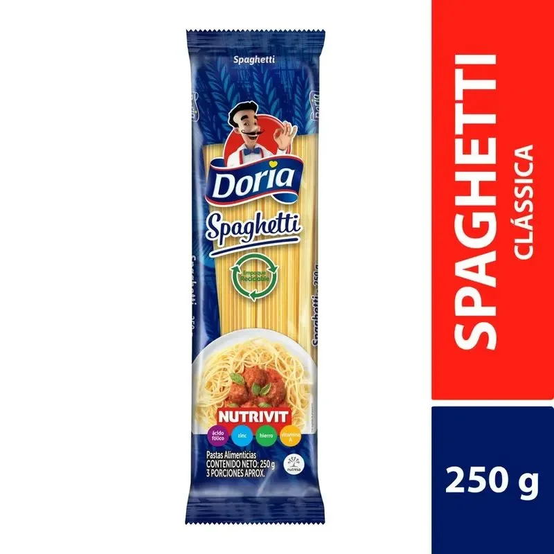PASTA DORIA SPAGUETTI X 250GR