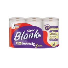 PAPEL HIG. SUPER BLANKO 3H X 12 ROLLOS