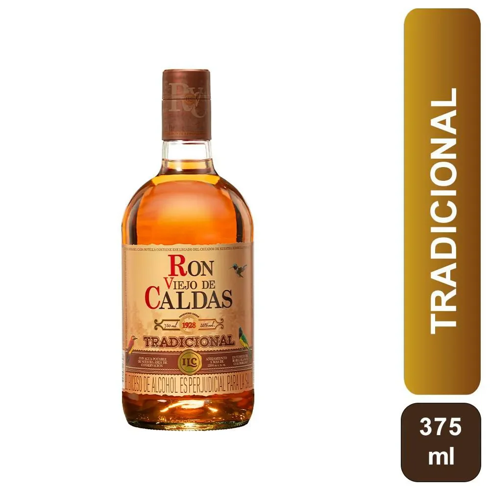 RON VIEJO DE CALDAS X 375ML