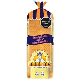 PAN TAJADO MAMAINES X420GR MANTEQUILLA