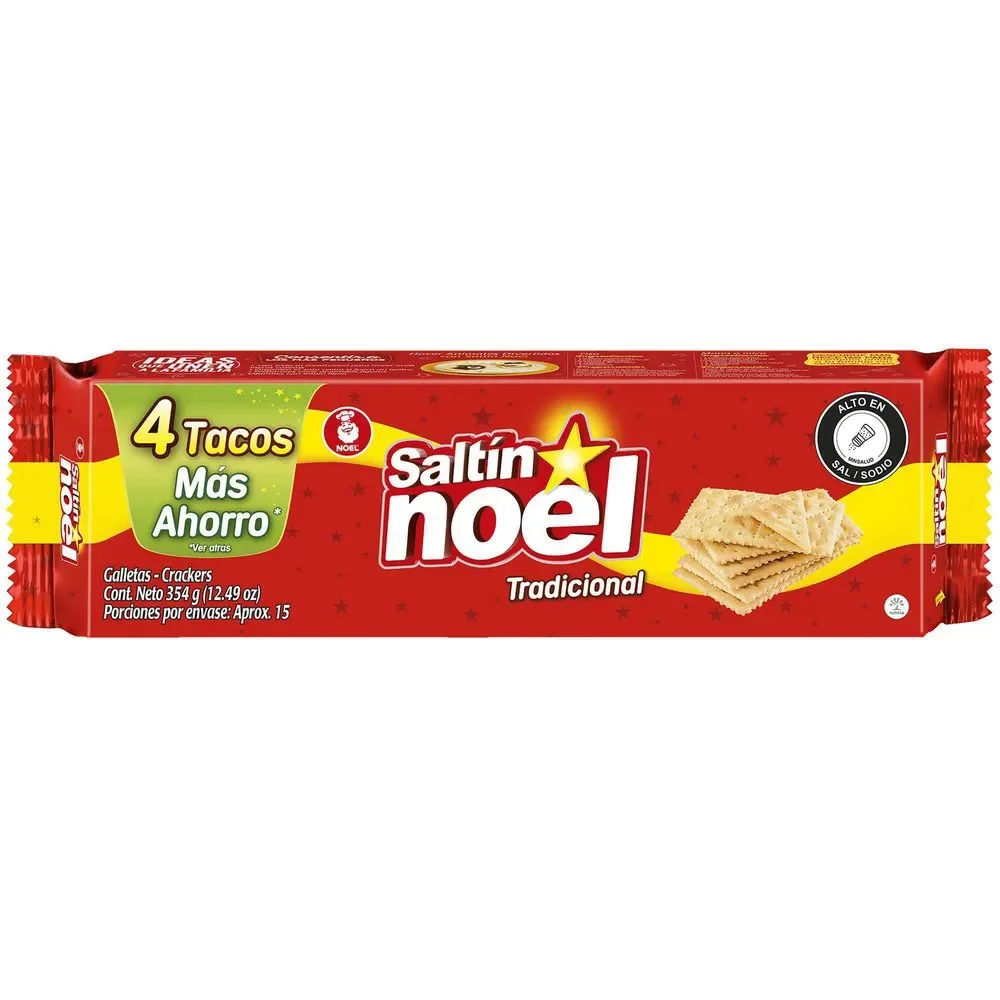GALLETA SALTÍN NOEL X 4 TACOS