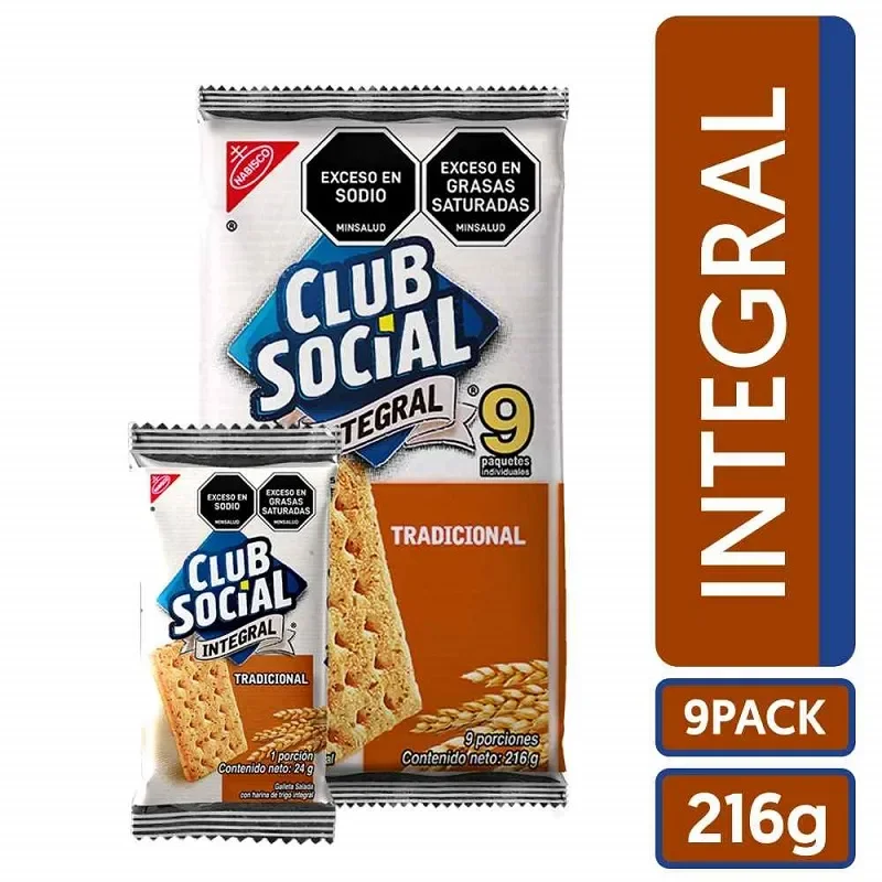 GALLETA CLUB SOCIAL INTEGRAL X9UNDX24GR