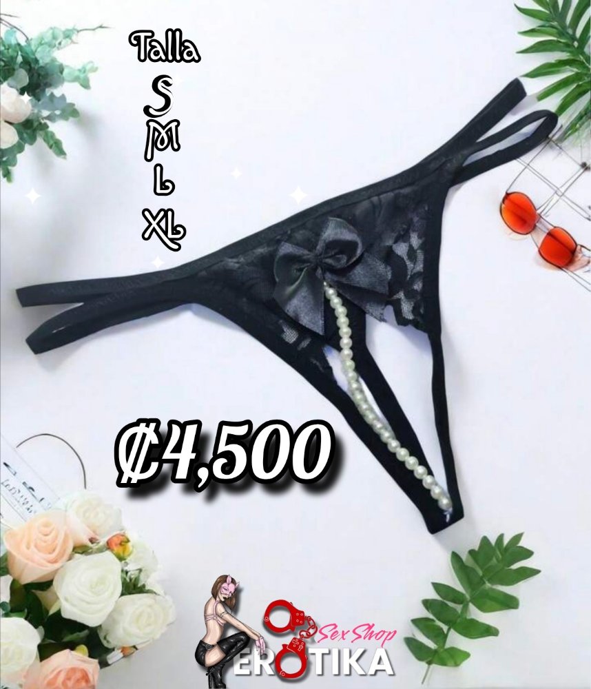 Hilo de perlas Negro