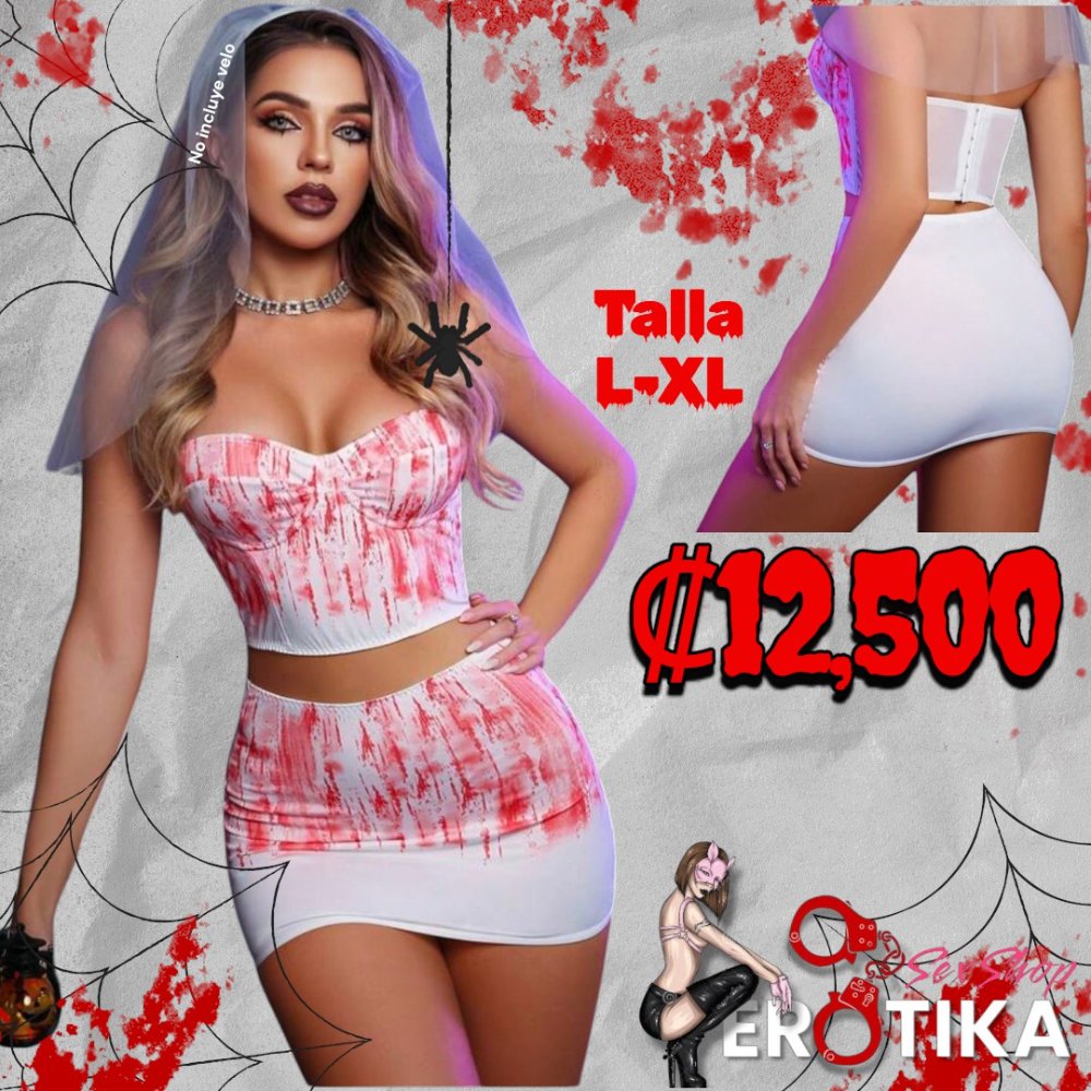 Traje Novia Sangrienta