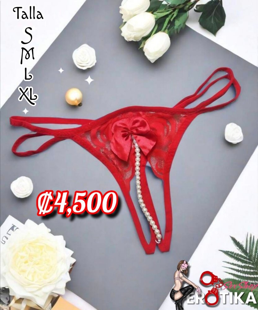 Hilo de perlas Rojo