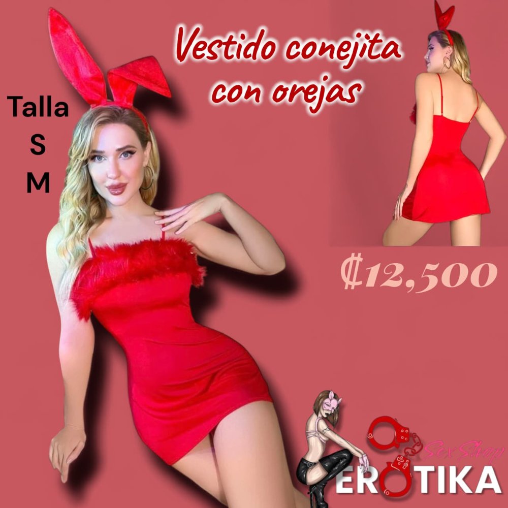 Vestido Conejita rojo