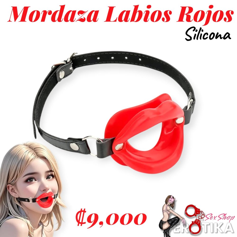 Mordaza Labios rojos