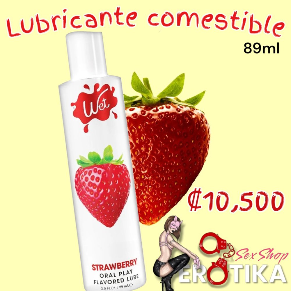 Lubricante comestible Fresa 89ml