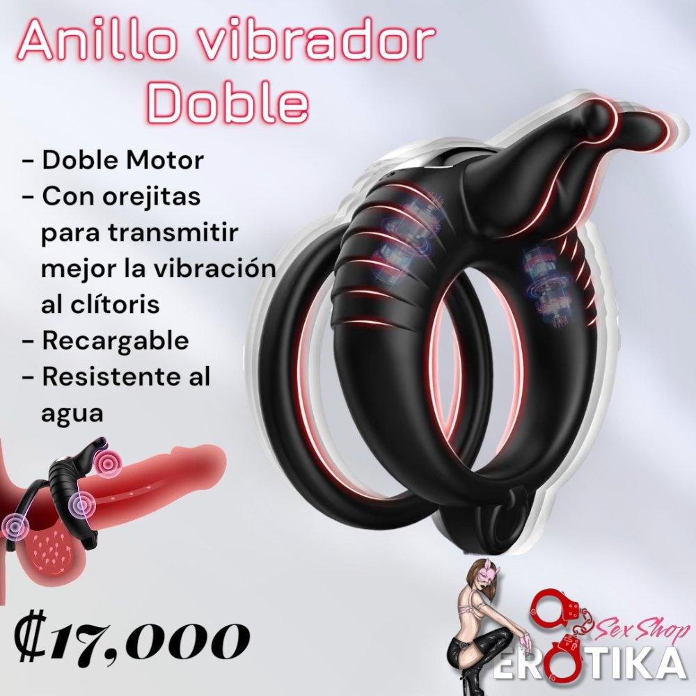 Anillo vibrador doble
