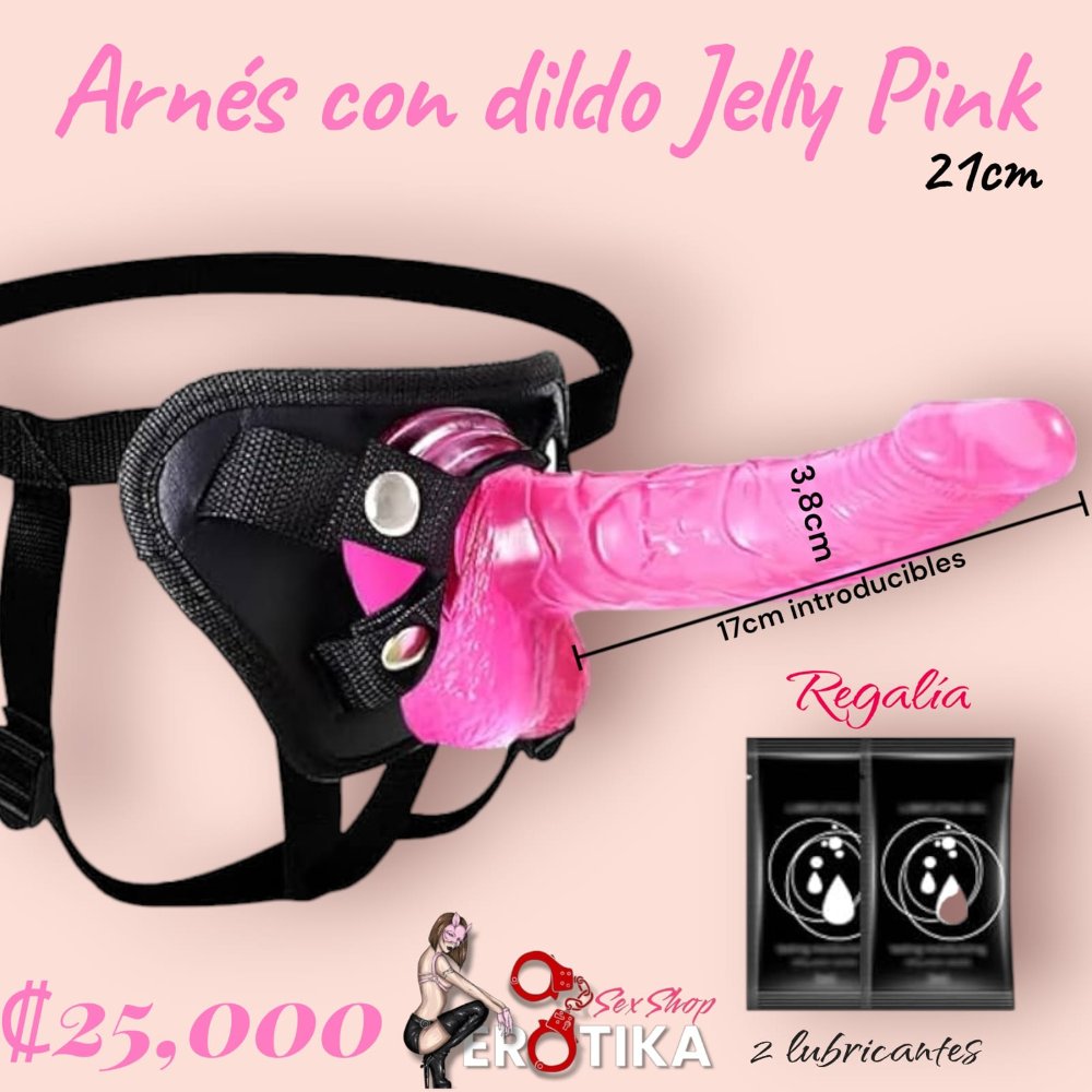 Arnés con dildo 21cm