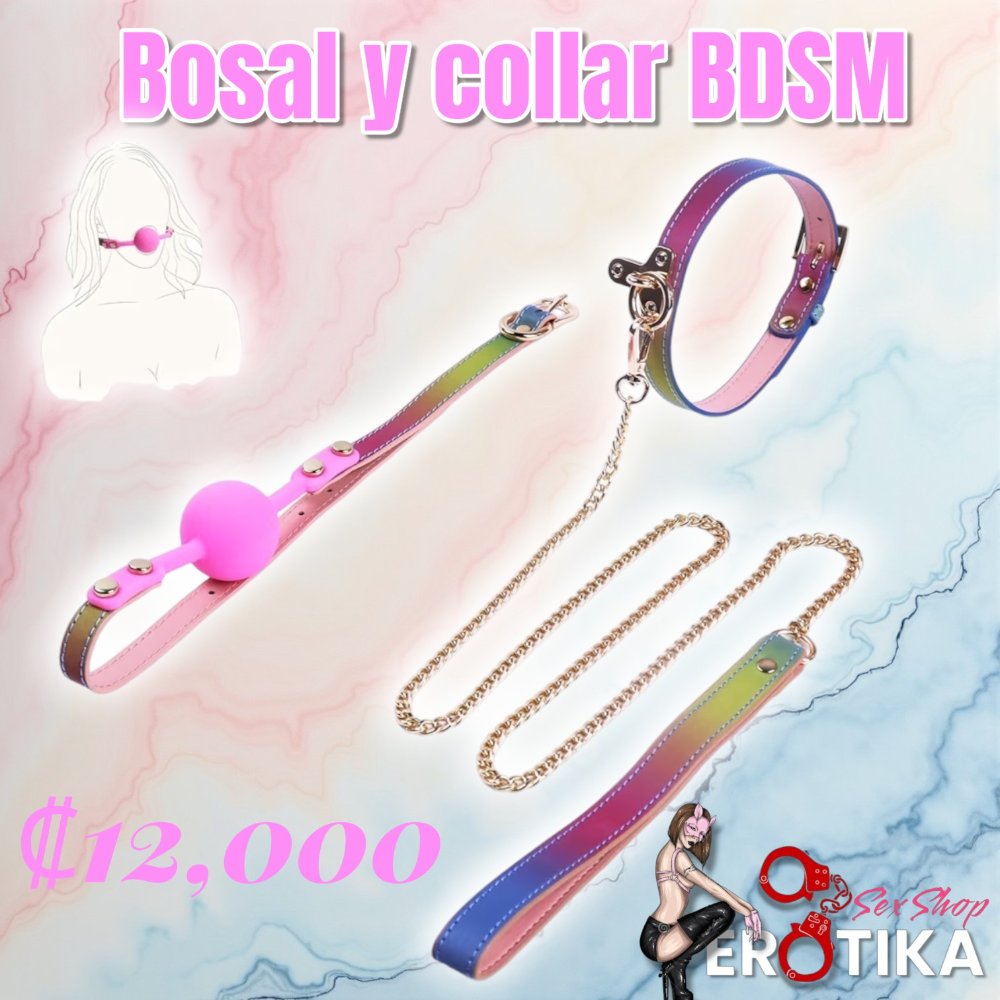 Bosal y collar BDSM