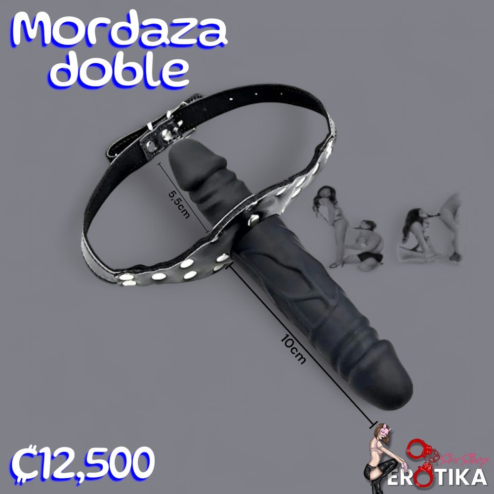 Mordaza doble dildo