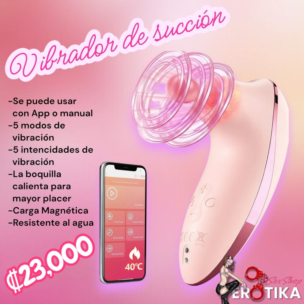 Vibrador de Succión (Bluetooth)