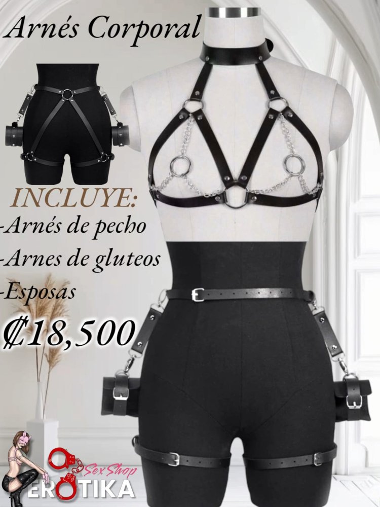 Arnés corporal con esposas