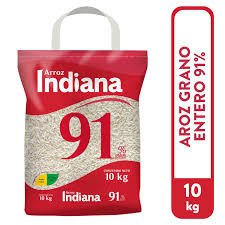 ARROZ INDIANA 91% 10KG
