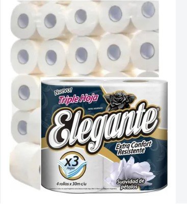 bolson higienico Elegante Triple hoja x 6paq
