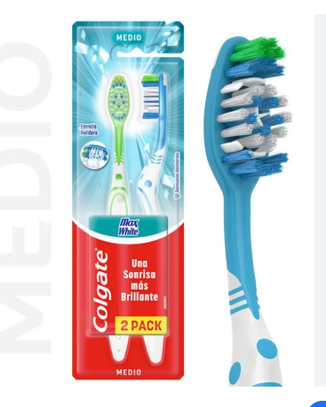 Cepillo colgate max white x2un