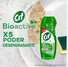 Detergente Cif con desengrasante (verde) 300ml