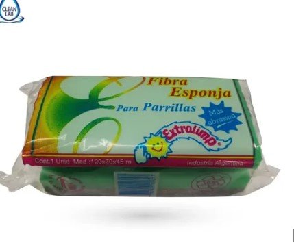Esponja extralimp Fibra Plateada