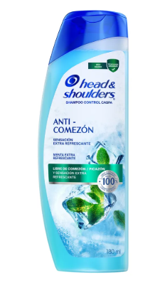 shampoo head and shoulder 180ml(ant comezon)