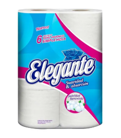 Papel Higienico Elegante x 6u
