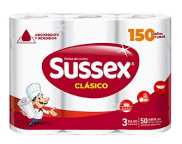 Rollo cocina Sussex x3un 50 paños