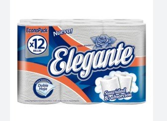 papel higiénico ELEGANTE doble hoja 12x30m