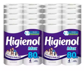 BOLSON PAPEL HIEGIENOL 80MTRS
