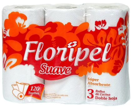 ROLLO COCINA FLORIPEL X3UN