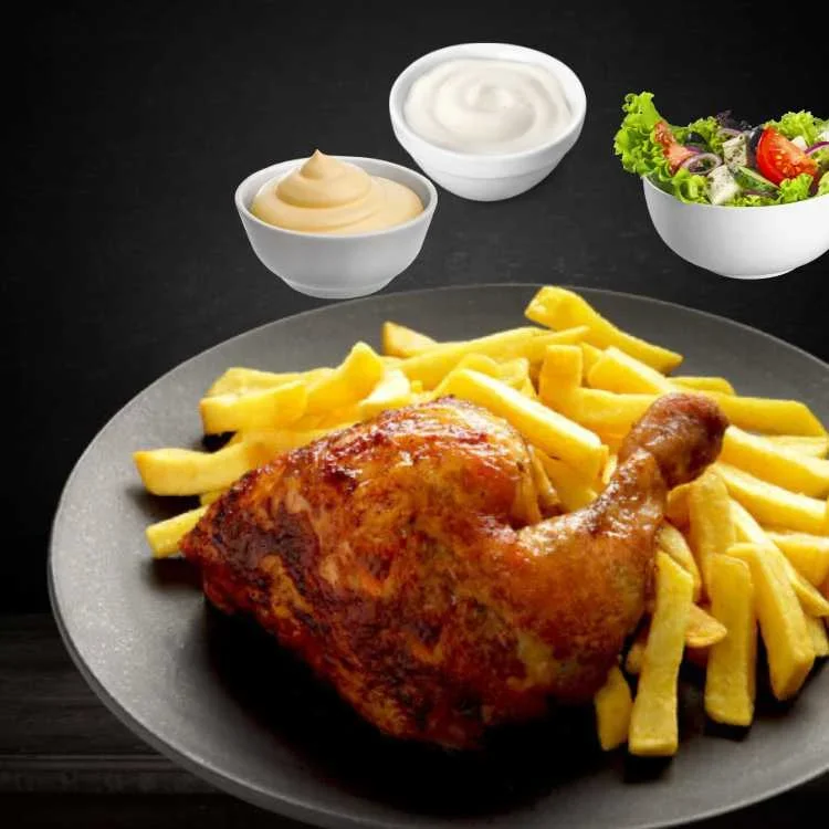 1/4  Pollo + Papas Chica (2000)