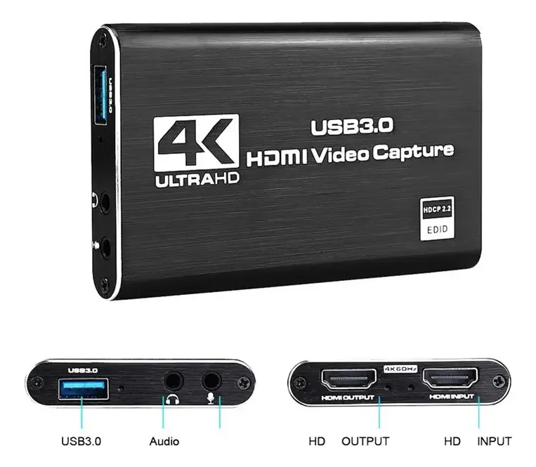 CAPTURADORA DE VIDEO 4K