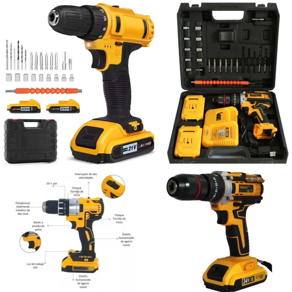 TALADRO INALAMBRICO 1300D