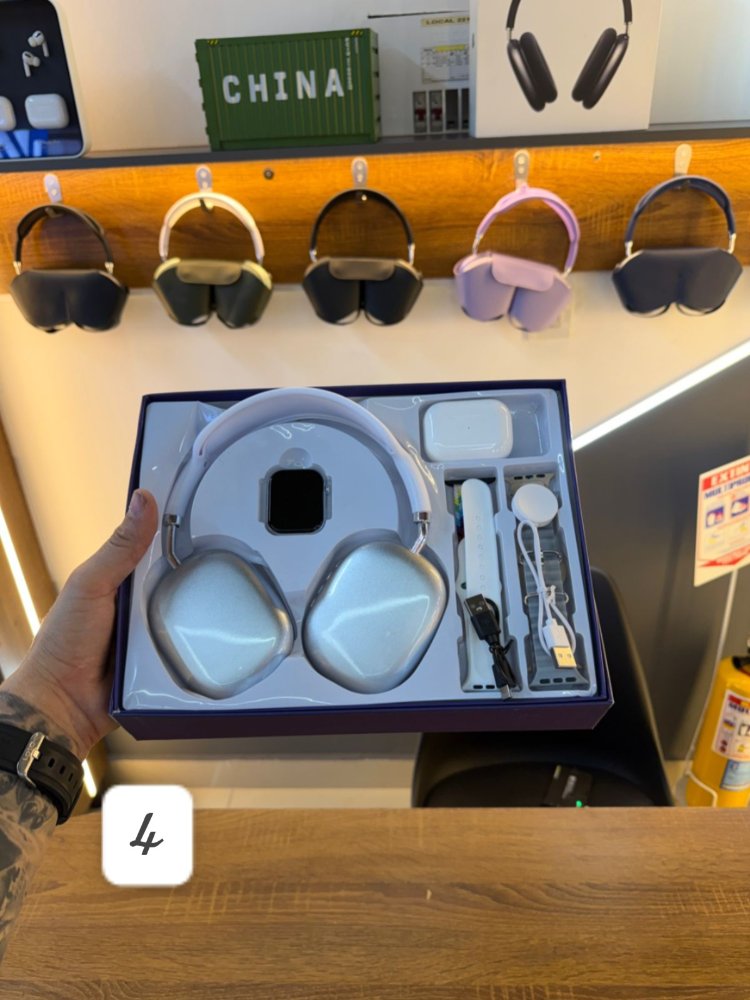 COMBO 3 EN 1-RELOJ-DIADEMA-AUDIFONOS