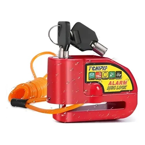 CANDADO DISCO ALARMA PARA MOTO