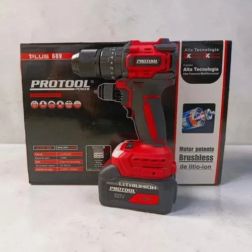 TALADRO PERCUTOR 1/2 BRUSHLESS POWER 68V