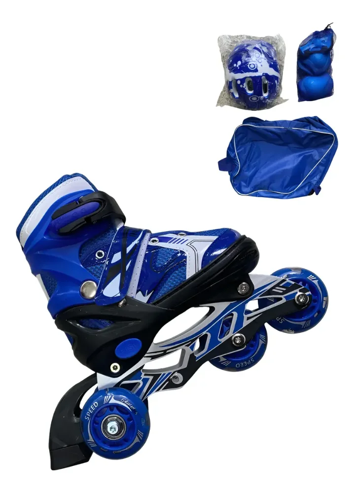 PATINES EN COLOR AZUL