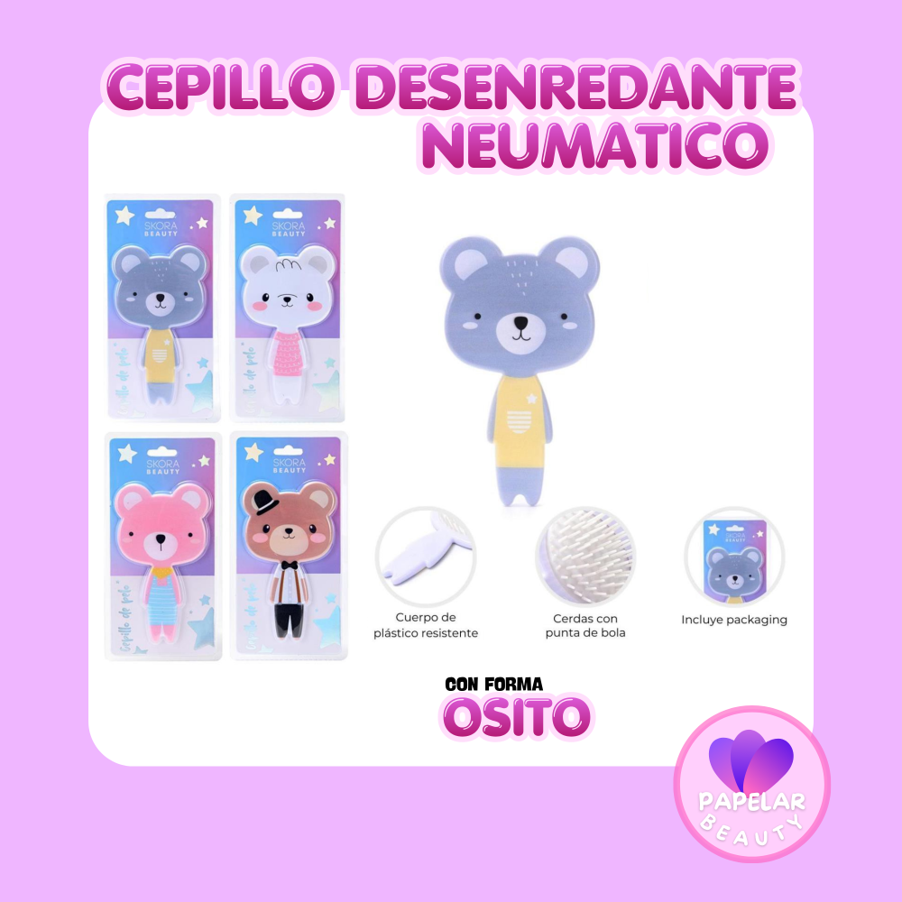 CEPILLO FANTASIA FORMA DE OSITOS