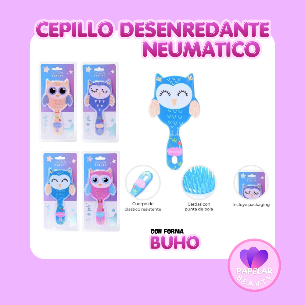 CEPILLO FANTASIA FORMA DE BUHO