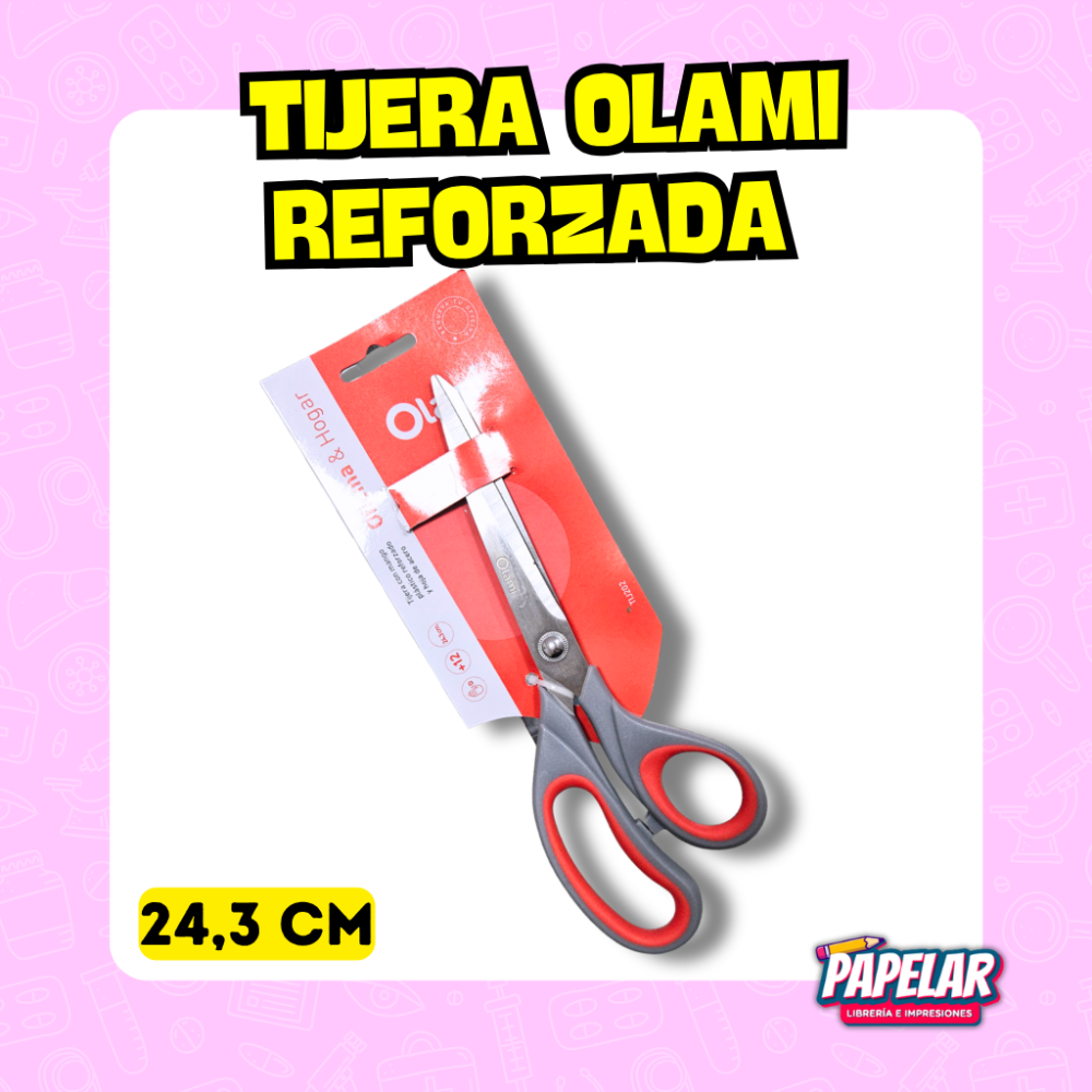 TIJERA OLAMI 24,3 CM  REFORZADA