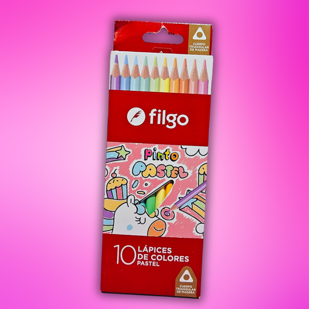 LAPICES FILGO X 6 PASTEL