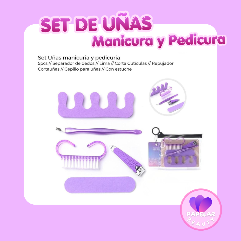 SET DE MANICURA Y PEDICURA