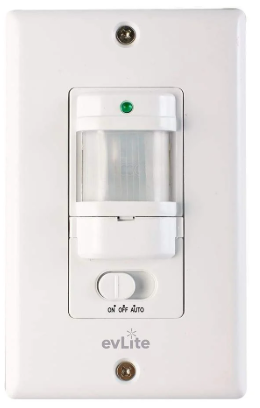 Sensor de movimiento empotrable blanco